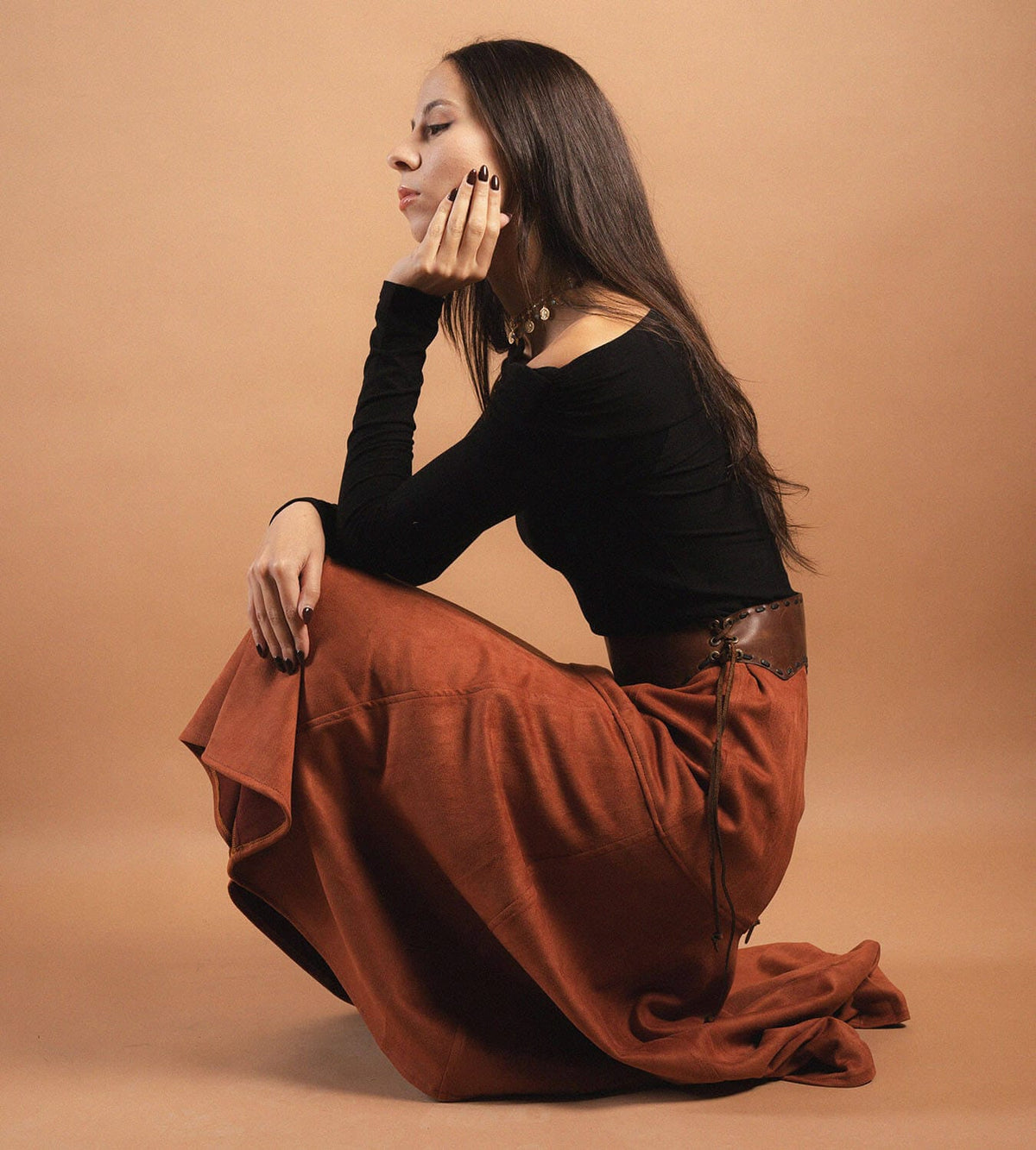 Brown Cowgirl Skirt