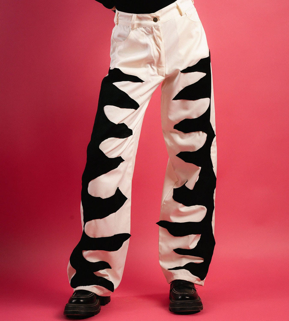 Zebra Patch Pants