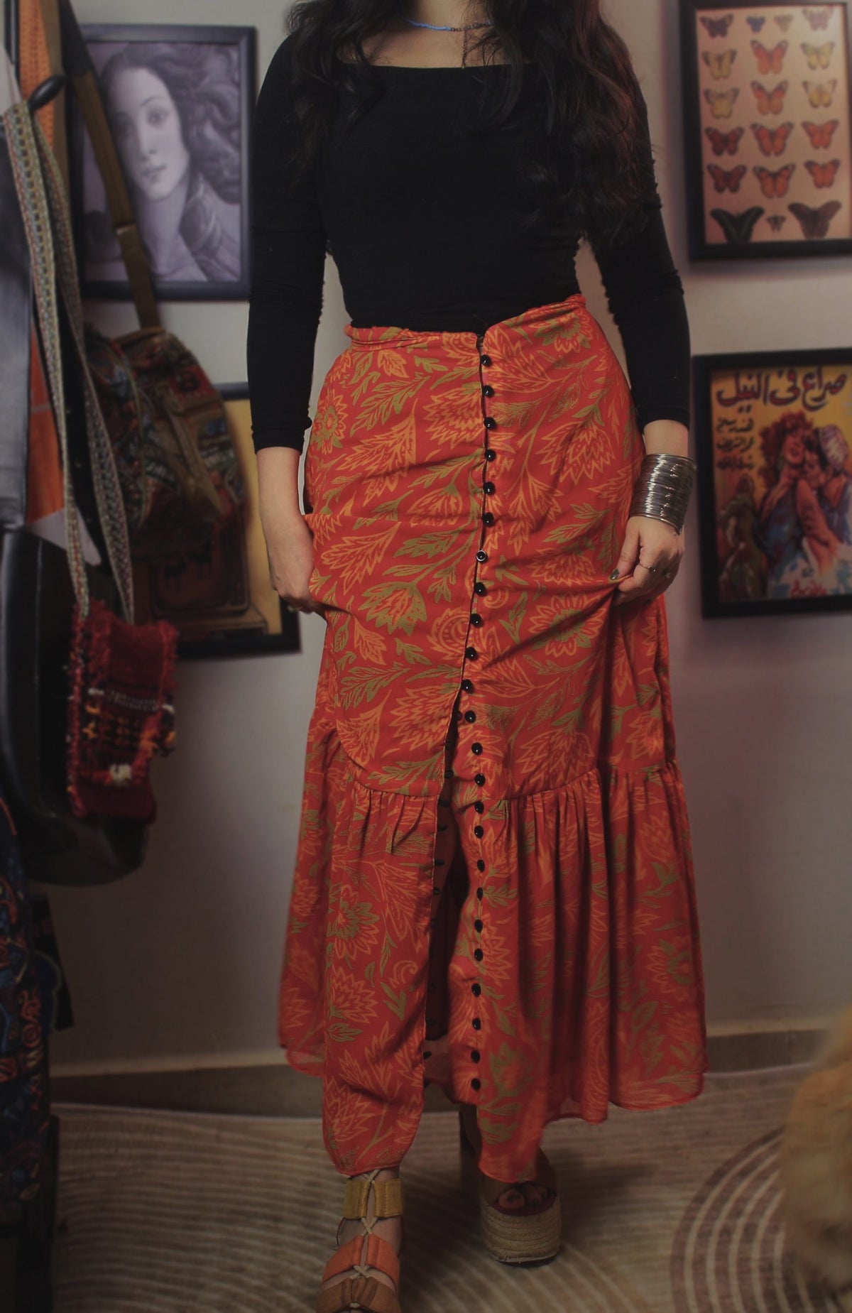 Trio Look (Dress, Skirt and Blouse)