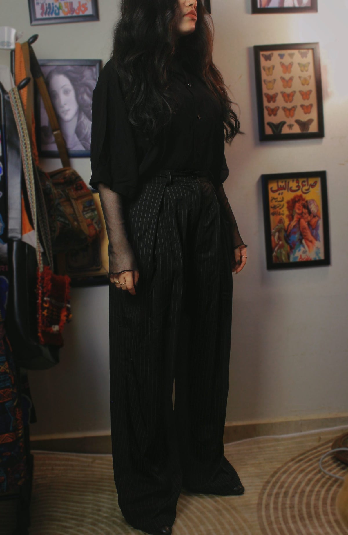Short Sleeves Black Shirt