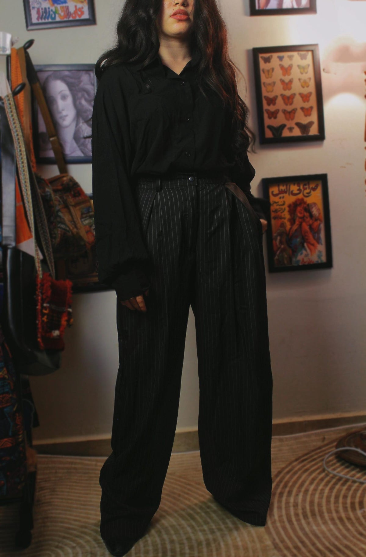 Long Sleeves Black Shirt