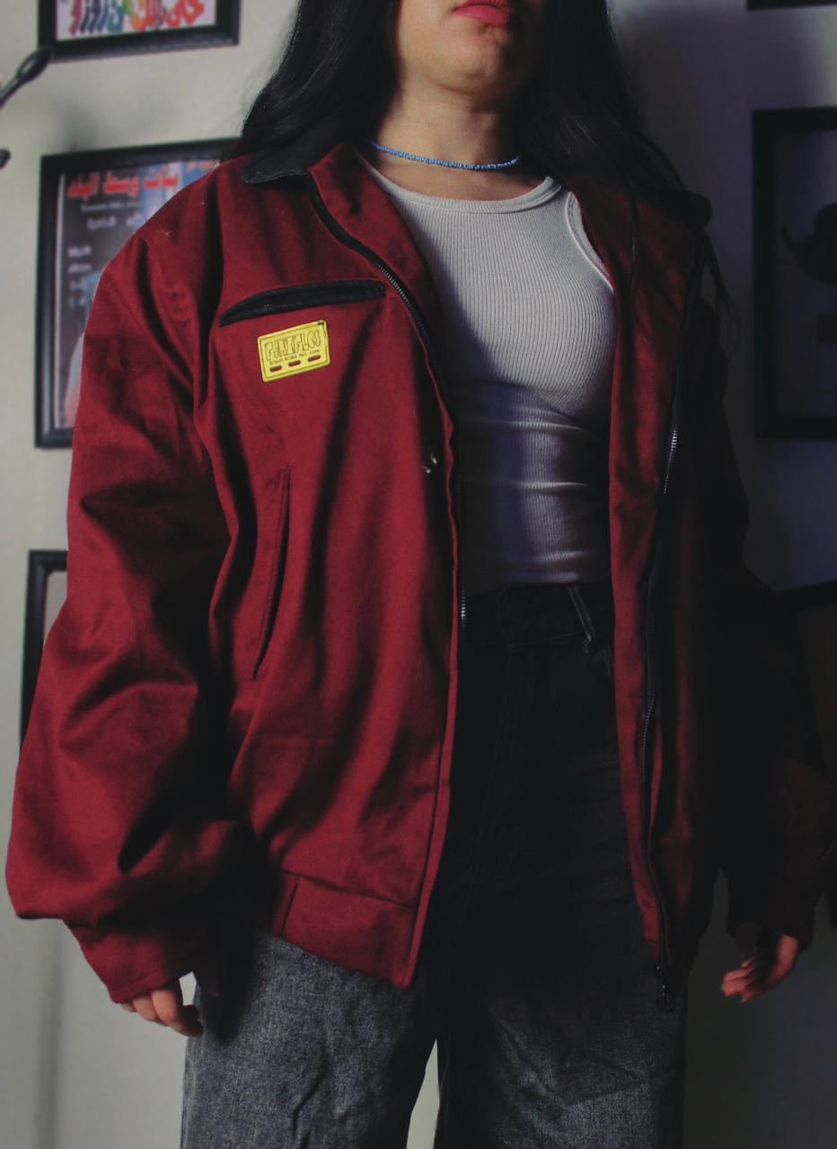 Retro Burgundy Jacket