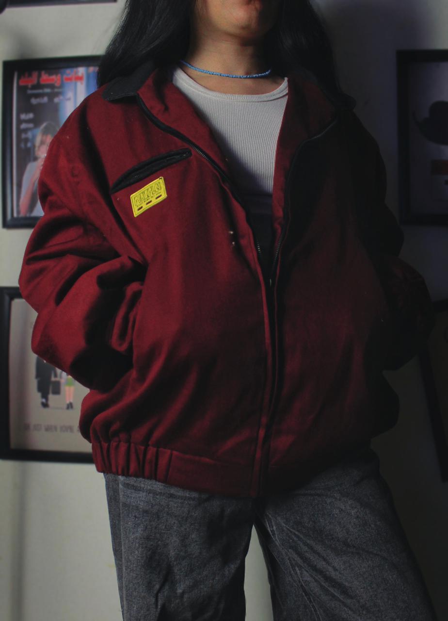 Retro Burgundy Jacket