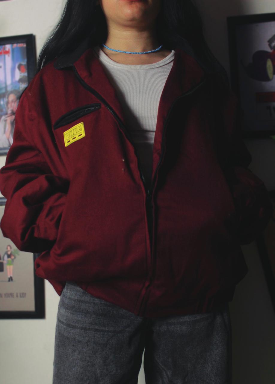 Retro Burgundy Jacket