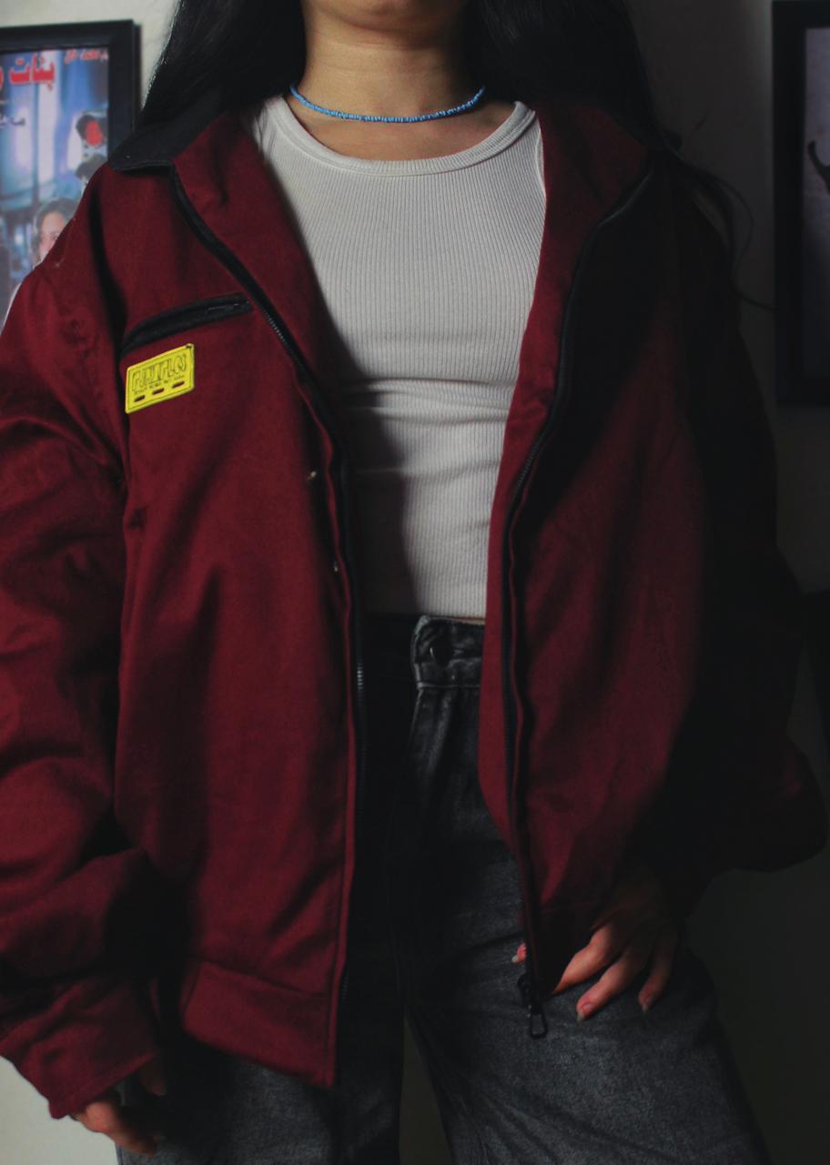 Retro Burgundy Jacket