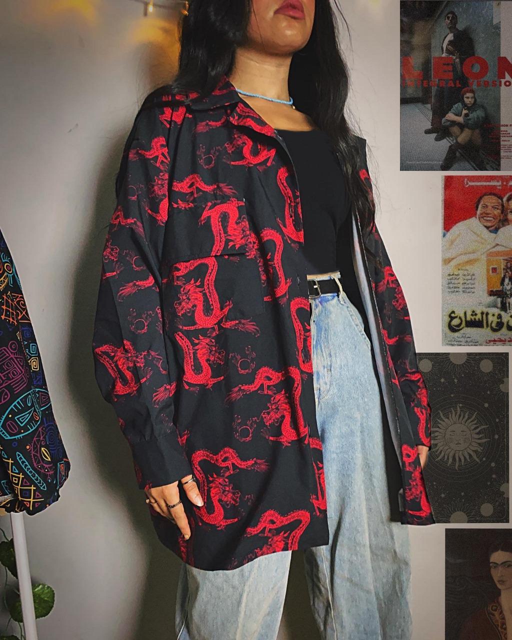 Long Sleeves Dragon Shirt
