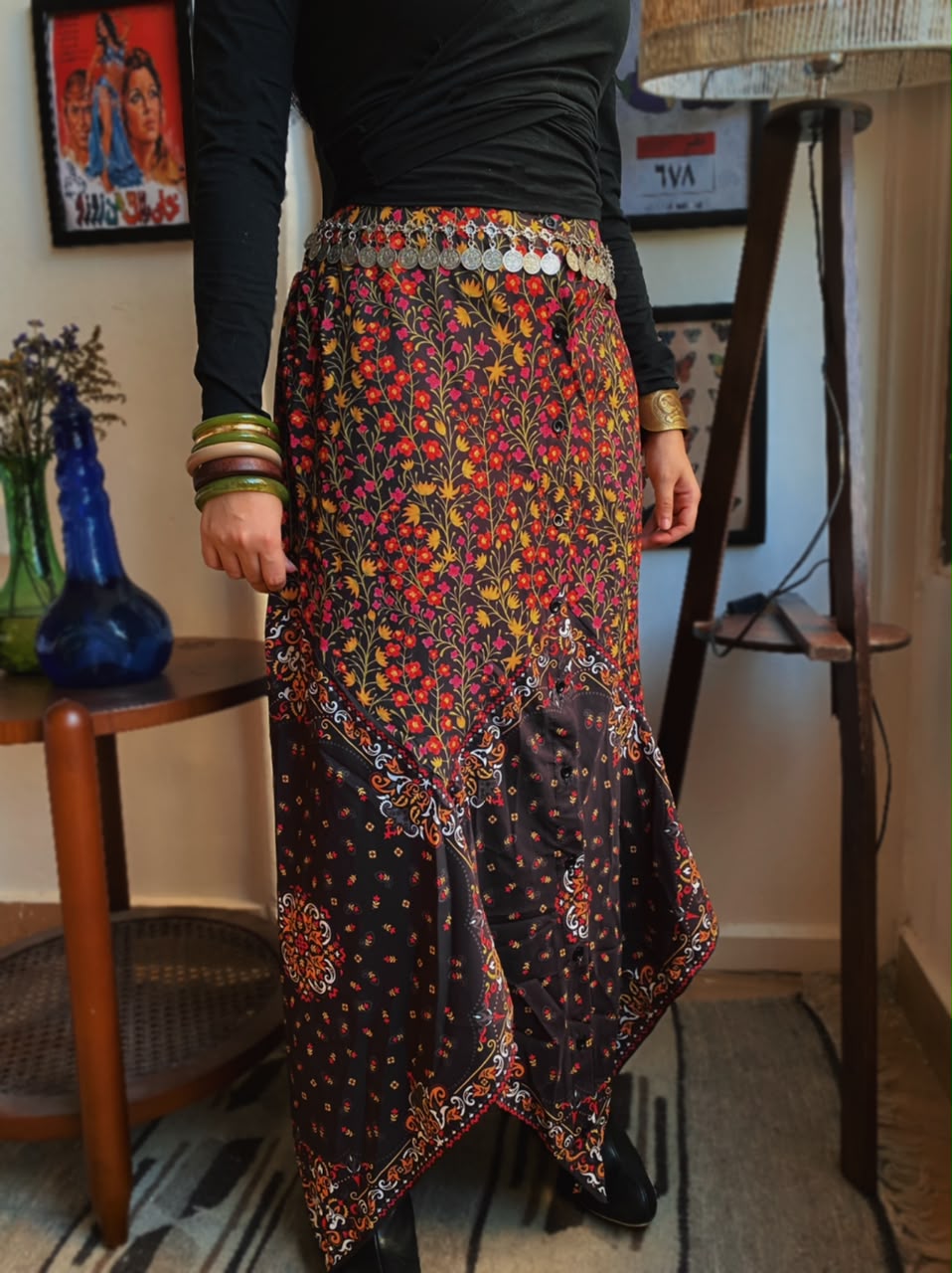 Midnight Bloom Skirt