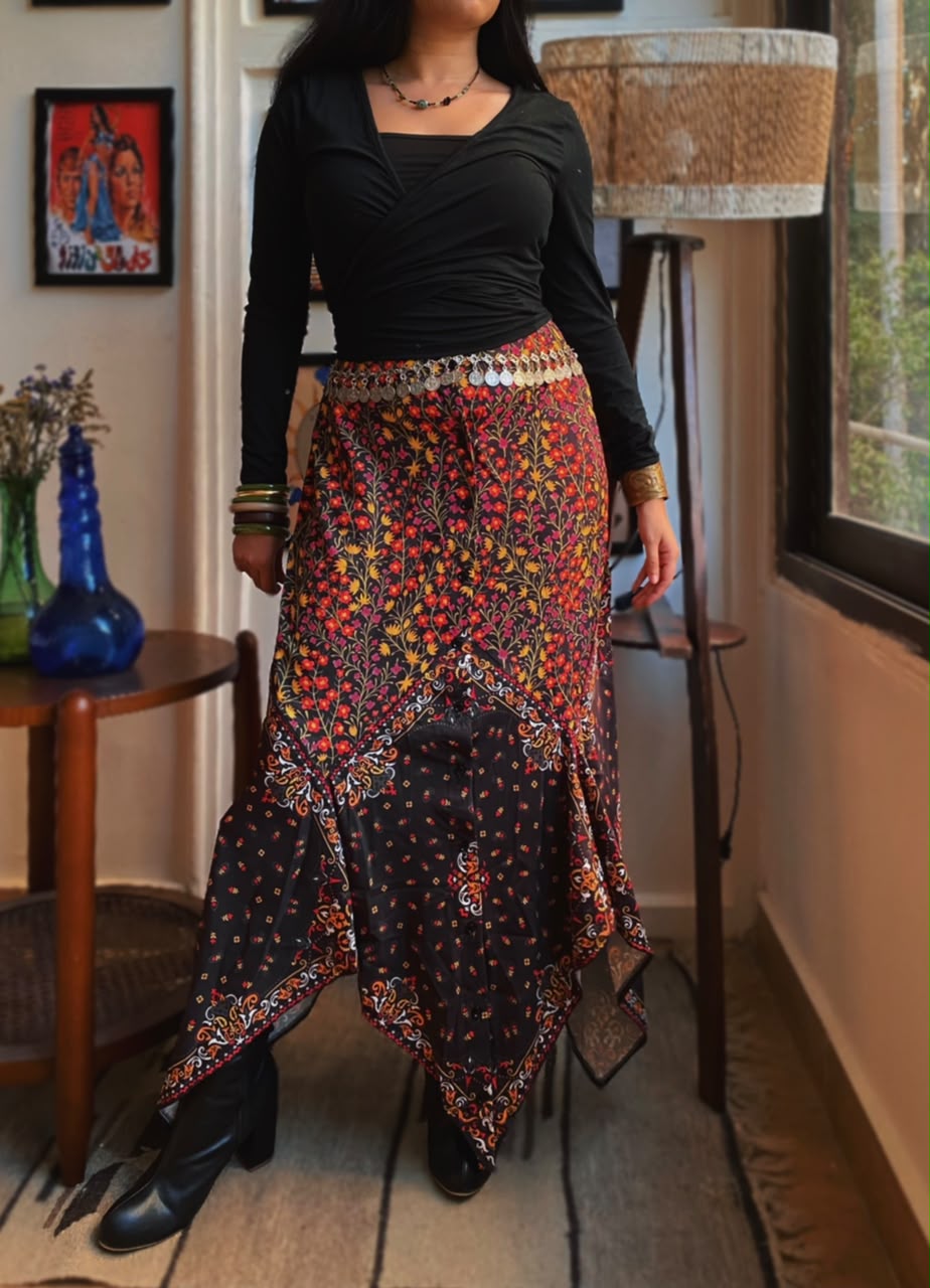 Midnight Bloom Skirt