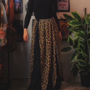 Leopard Wrap Skirt